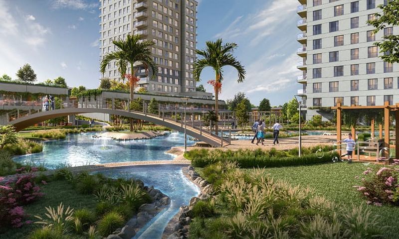 Modern Apartments with Green Gardens in Kucukcekmece, Istanbul