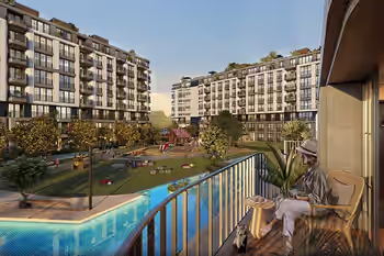 Виллы с Видом на Город в Кучукчекмедже, Стамбул