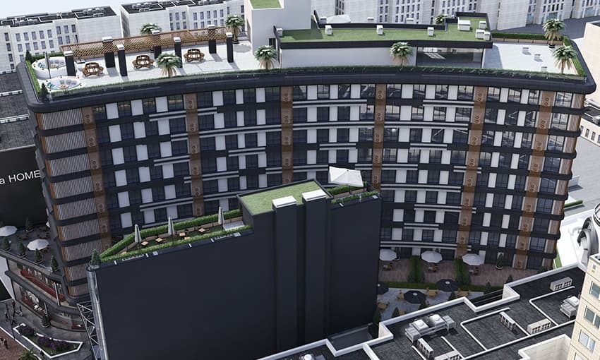 العقارات الاستثمارية ذات العمارة المعاصرة في غازي عثمان باشا، اسطنبول