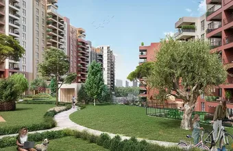 Элитные апартаменты с видом на ландшафт недалеко от Финансового центра в Умрание, Стамбул