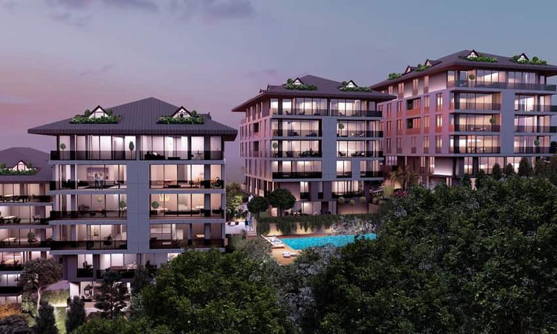 Bosphorus View Apartments With Luxury Facilities in Cengelkoy, Istanbul
