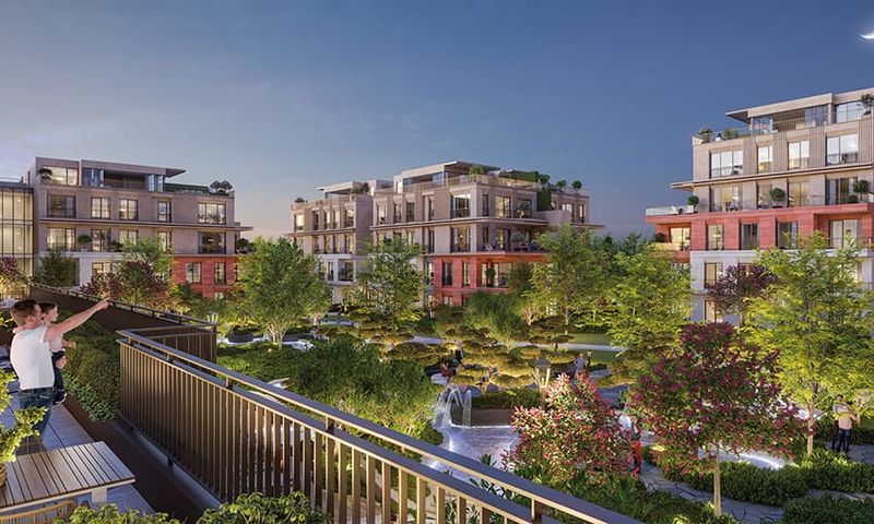 Luxury Apartment Compound with Spacious Residences in a New Trendy District of Gokturk, Istanbul