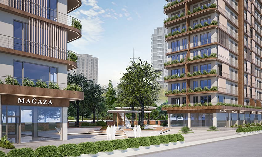 شقق بتصميم عصري في المنطقة المركزية في كاغتهانه، اسطنبول