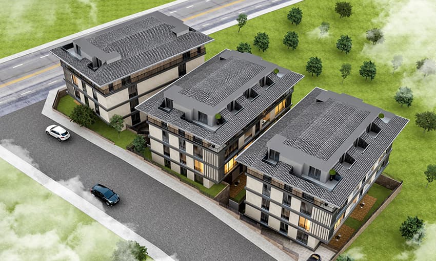 آپارتمان های خانوادگی در چنگل کوی، استانبول