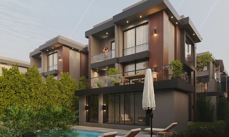 Sea View Villas with Swimming Pools in Antalya, Turkey