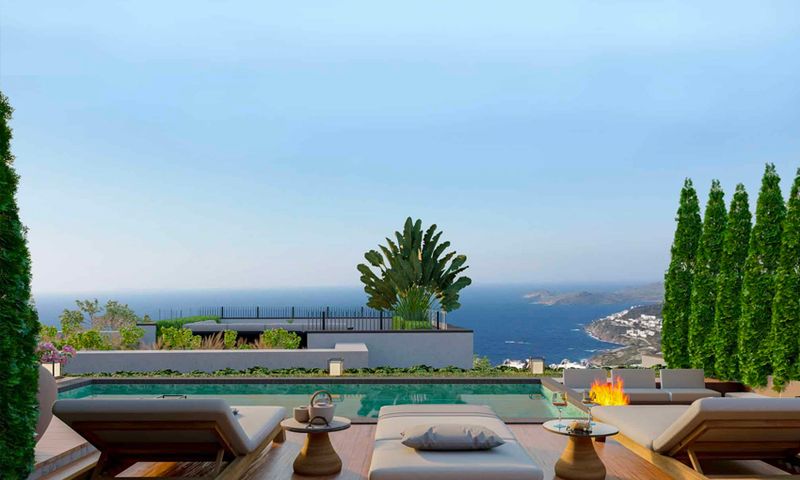 Seaside Villas With Private Beach Access in Bodrum, Turkey