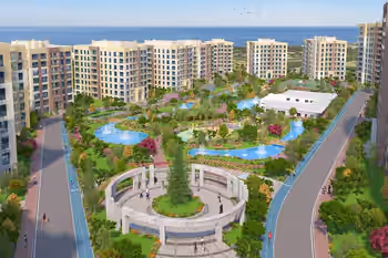 مجتمع مدرن مستقیم به بزرگراه E5 با نمای دریا