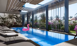 Swimming Pool View Apartments with Private Beach in Alanya, Turkey - Image 3