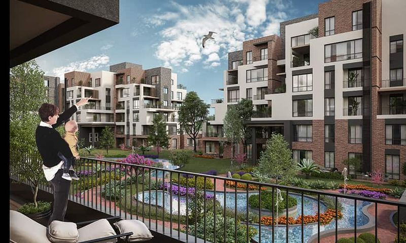 Lake View Apartments Inside Green Nature with Full Amenities in Bahcesehir, Istanbul