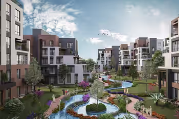 شقق مطلة على البحيرة داخل الطبيعة الخضراء مع وسائل الراحة الكاملة في بهجة شهير، اسطنبول