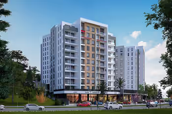 Семейные жилые комплексы недалеко от Стамбула в Бурсе, Турция