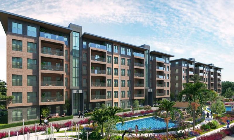 Villa and Apartment Compound in the Developed Fully Serviced District of Basaksehir, Istanbul