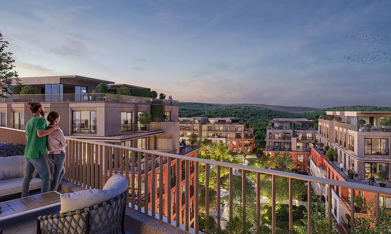 Luxury Apartment Compound with Spacious Residences in a New Trendy District of Gokturk, Istanbul
