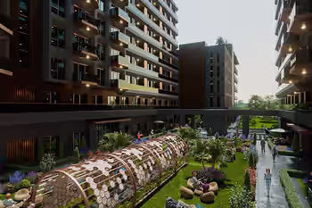 سكن عائلي فاخر مع مرافق حديثة في بيليكدوزو، اسطنبول