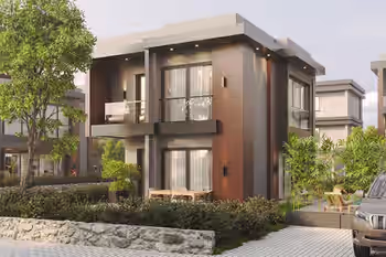 Виллы с видом на море и бассейнами в Анталье, Турция