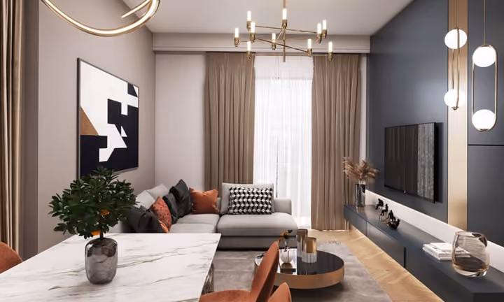modern flats by E 5 highway in sisli istanbul