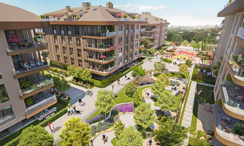 Luxury Duplex Flats With Terraces and Quality Amenities in Uskudar, Istanbul