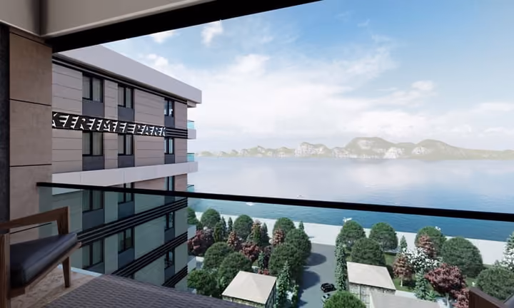 lake view flats with facilities in kucukcekmece istanbul