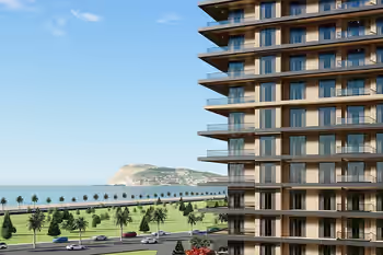 شقق ذات اطلالة بانورامية على البحر مع وسائل الراحة الفاخرة في ألانيا، تركيا