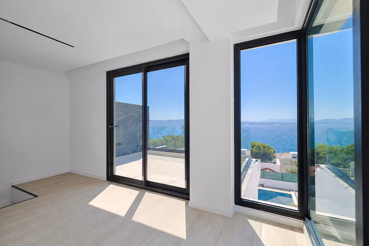 Upper Room Balcony Access at the detached villa in Ardıç, Çeşme.