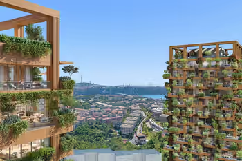 Просторные квартиры и виллы в окружении природы в Левенте, Стамбул