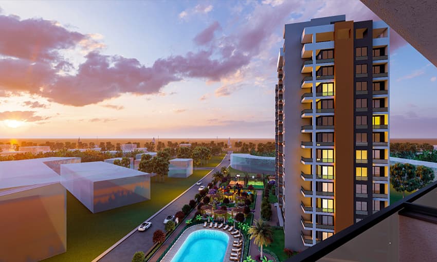 Недорогие квартиры у моря в Турции в Мезитли, Мерсин