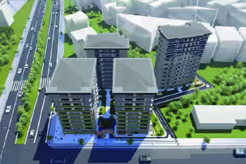 مساكن عائلية حديثة بالقرب من المترو في كارتال، اسطنبول