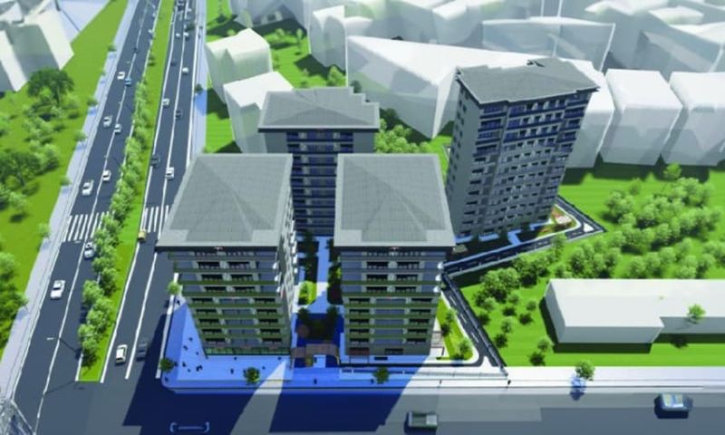 Modern Family Residences Near the Metro in Kartal, Istanbul