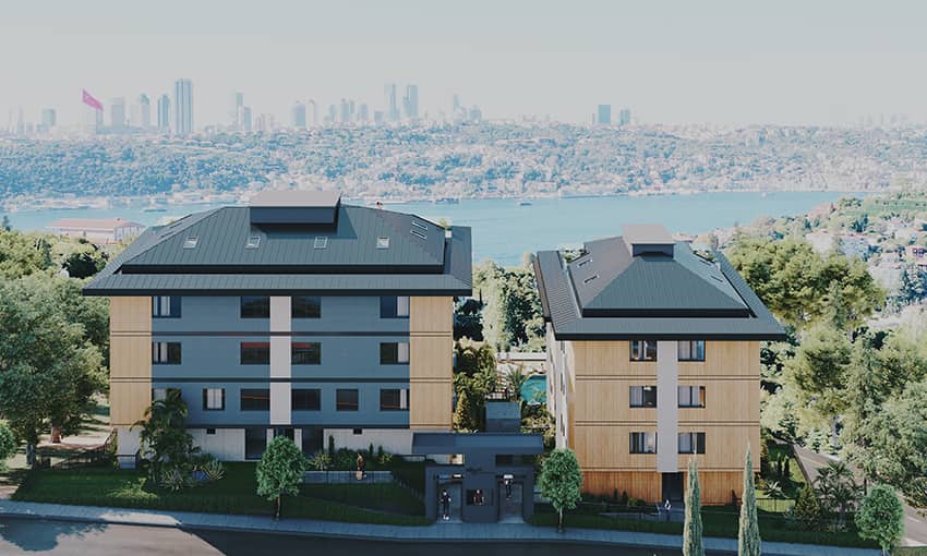 Элитный жилой комплекс с видом на Босфор в Ускударе, Стамбул