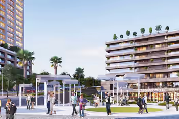 واحدهای مسکونی مدرن در تقاطع آسیایی و اروپایی آتاشهیر استانبول