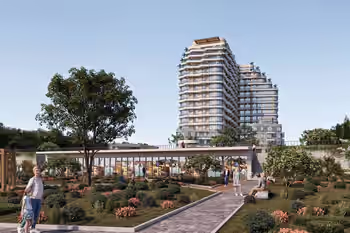 شقق بانورامية مطلة على البحر بهندسة معمارية حديثة في بيوك شكمجة، اسطنبول