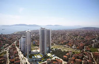 Princes' Islands View Apartments With Inclusive Amenities in Kartal, Istanbul