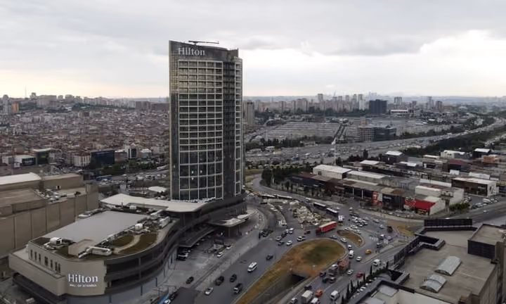 Mall of istanbul high residences in hilton hotel tower