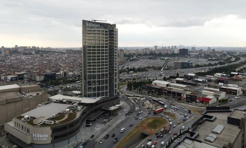Mall of Istanbul Hilton High Residence Hilton Hotel Tower in Basaksehir, Istanbul