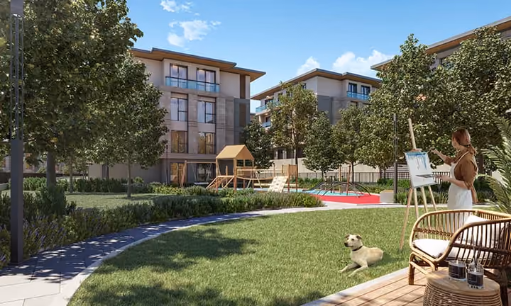 Stylish Villas and Spacious Flats with green Views in Bahcesehir, Istanbul - Image 3