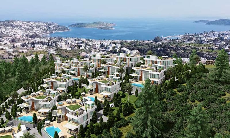 VIP Villa Mansions With Private Beach and Luxury Facilities in Bodrum, Turkey