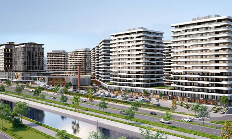 Luxurious Apartments in a Mall Near Uludağ in Bursa, Turkey