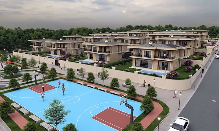 Sea View Luxury Villas with Private Gardens in Buyukcekmece, Istanbul - Image 3