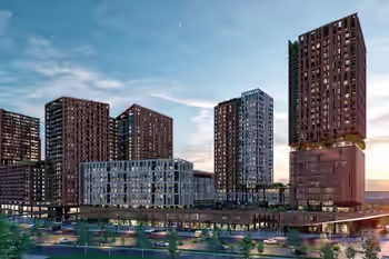 Квартиры и офисы в элитном здании в Бурсе, Турция