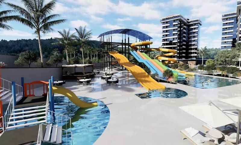 Beachfront Residential Complex with 5 Star Hotel Services in Alanya, Turkey