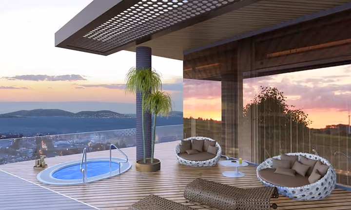 سكن فاخر مطل على البحر بالقرب من المترو في كارتال، اسطنبول - صورة 3
