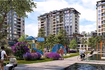 شقق فاخرة بإطلالة خضراء للبيع في بيليك دوزو، اسطنبول