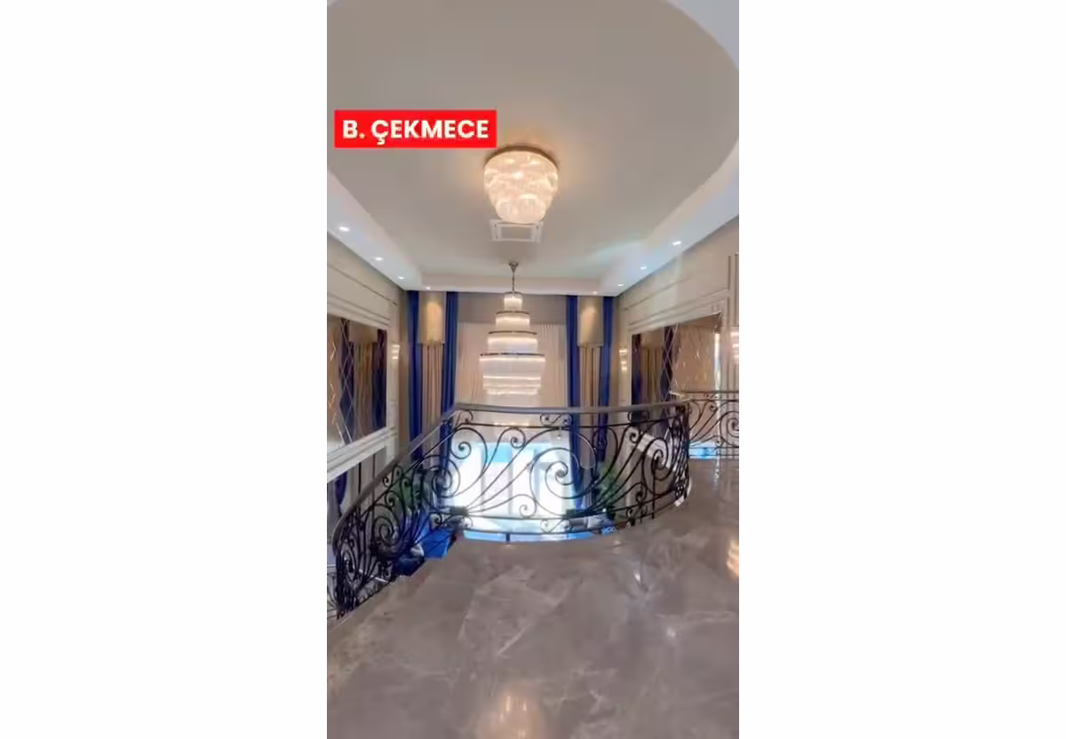 Меблированная вилла Jasmina с частным бассейном и зимним садом в Alkent 2000, Büyükçekmece