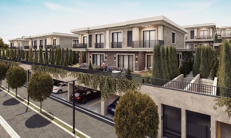 Real Estate Project with Beautiful Gardens in Başakşehir, Istanbul