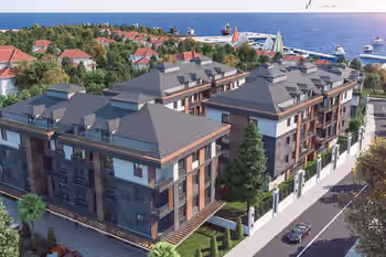 Квартиры с Видом на Море Рядом с Пристанью для яхт в Бейликдюзю, Стамбул