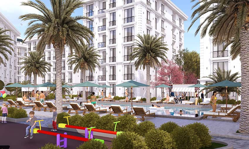 مجتمع مسکونی کانسپت خانوادگی در بویوک چکمجه، استانبول 