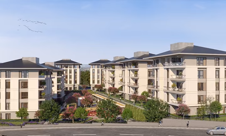 Residential Family Focused Compound With Big Space Apartments in Basaksehir, Istanbul - Image 1