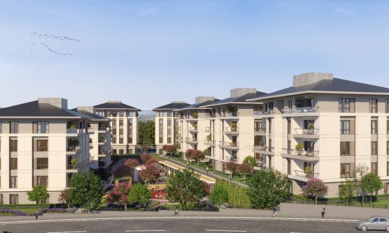 Residential Family Focused Compound With Big Space Apartments in Basaksehir, Istanbul
