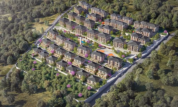 Stylish Villas and Spacious Flats with green Views in Bahcesehir, Istanbul - Image 4