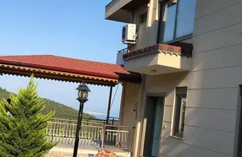 Fully Furnished Detached Villa With Sea View In Antalya